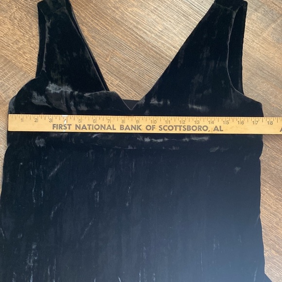 FRENCH CONNECTION BLACK VELVET LAYERING OVERSIZED PIECE NEW YEARS EVE PARTY TOP - Picture 8 of 12